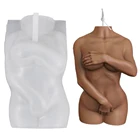 3D форма для свечей, форма для свечей для мужчин и женщин, форма для свечей, форма для сексуального человеческого тела, форма для мыла, товары для творчества и украшения стола