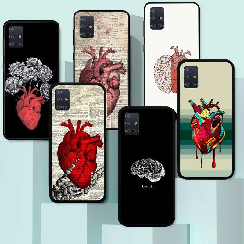 

Medical Human Organs Brain Meridian Kidney Phone Case for Redmi note 5 5A 7 6 8 8T 9 10 4 6 9 10 S PRO MAX Fundas cover
