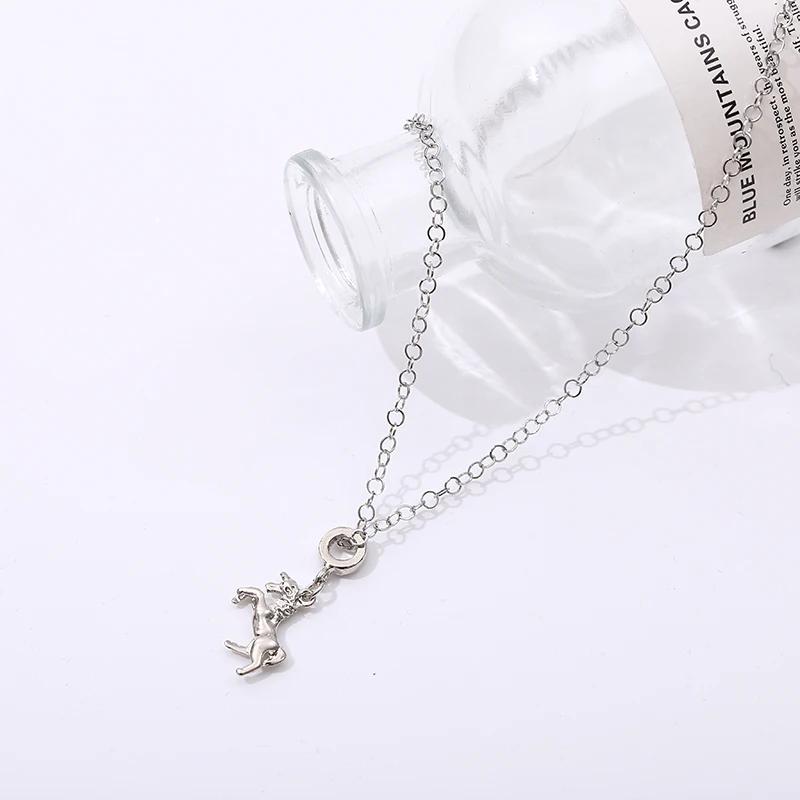 Новая Мода Сердце ожерелье с единорогами последователь Лошадь г жа Панк