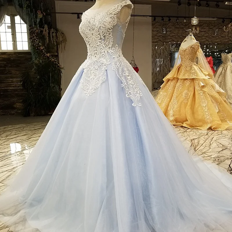 LS89880 розовый и синий A line вечернее платье o neck zipper иллюзия назад официальное для