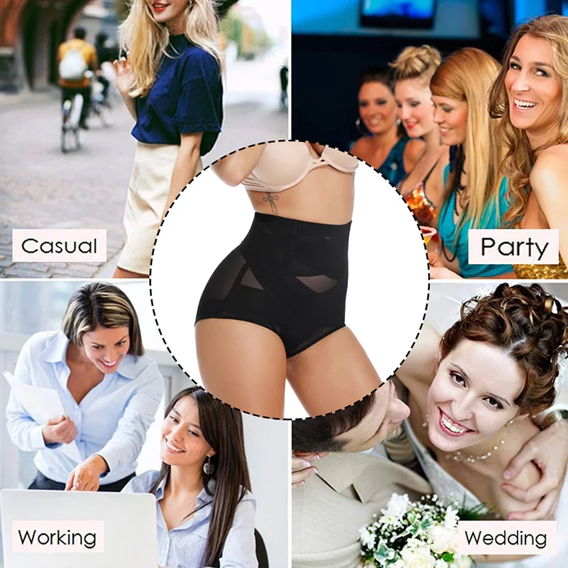 Высокая Талия животик Управление трусики нижнее белье для похудения Body Shaper Талии Тренер Прикладом Хип колодки Сталь костяком Корректирующее белье триммер