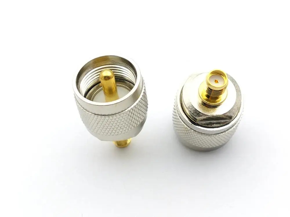 20 шт./50 шт. Латунный разъем PL259 UHF штекер-гнездо SMA RF адаптер Коннектор |