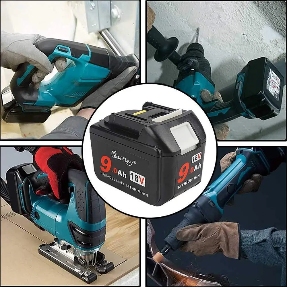 Аккумулятор Waitley для электроинструмента Makita литий-ионная аккумуляторная батарея