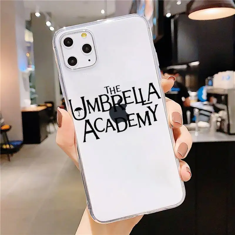 

TV show The Umbrella Academy Phone Case Transparent soft For iphone 5 5s 5c se 6 6s 7 8 11 12 plus mini x xs xr pro max