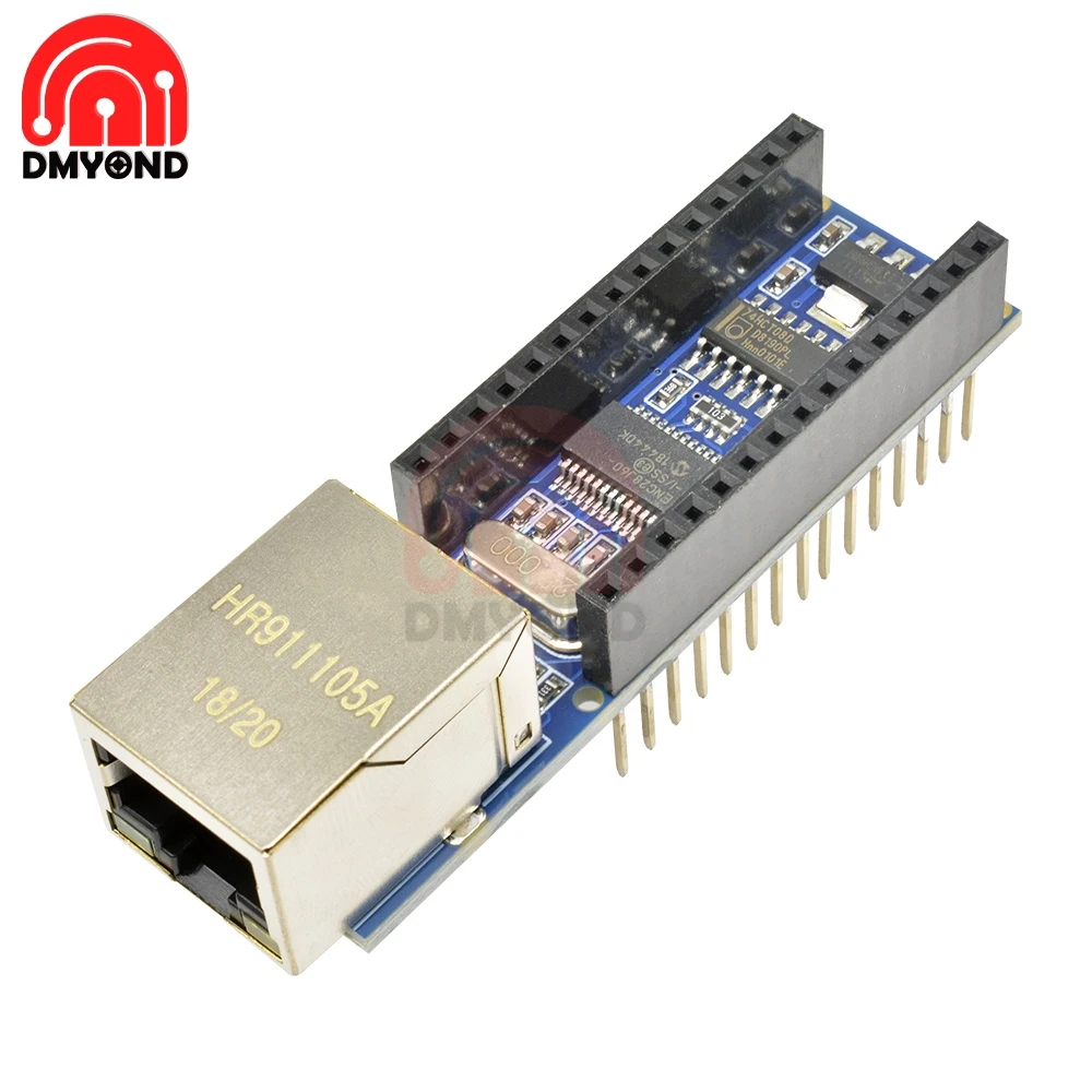 Оптовая продажа мини ENC28J60 веб сервер модуль Ethernet щит V1.0 плата для Arduino Nano v3.0