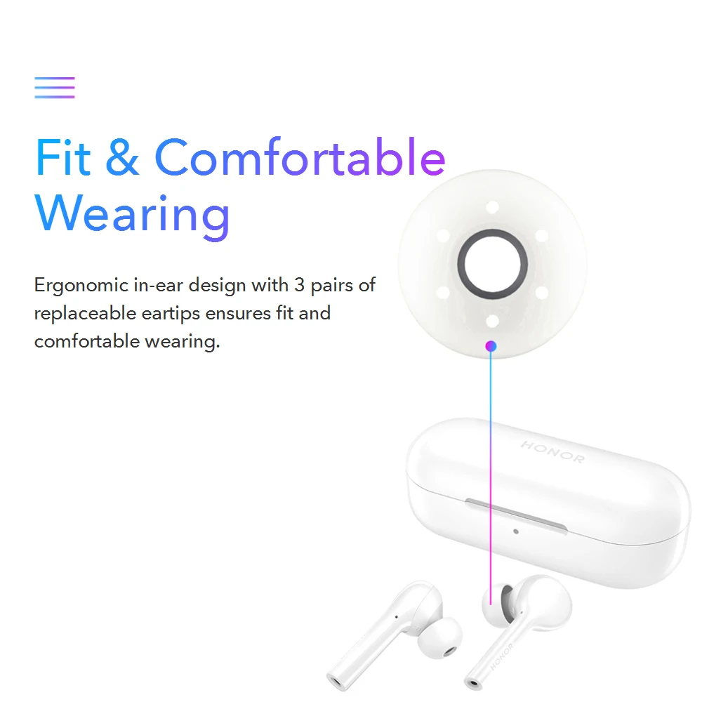Huawei Honor Flypods Lite беспроводные наушники Bluetooth наушники TWS наушники водонепроницаемые IP54 Tap управление с зарядным устройством