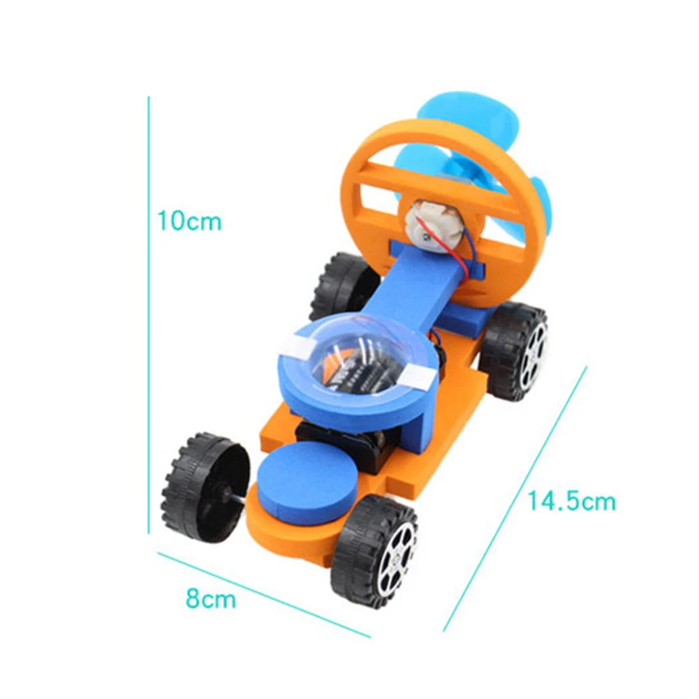 DIY сборка электрический спортивный автомобиль научная модель для эксперимента