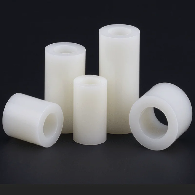 

20/40/50/100 шт. M3 M4 M5 M6 M8 M10 Черный Белый ABS Нейлон Нерезьбовая Прокладка Полая Прокладка Диаметр 3,2 4,2 5,4 6,2 8,2 10,5