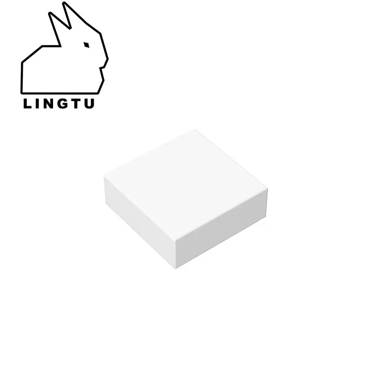 LINGTU строительный блок для бренда Fro Lego 3070 1x1 плитка Развивающие детские
