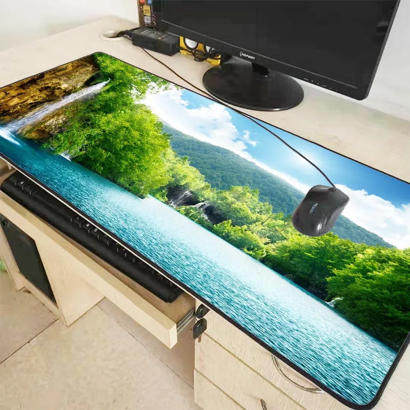 

Mairuige Фолз пейзаж Художественная печать большой размер коврик для мыши офисный компьютер резиновая игровая скользящая большая резиновая кл...