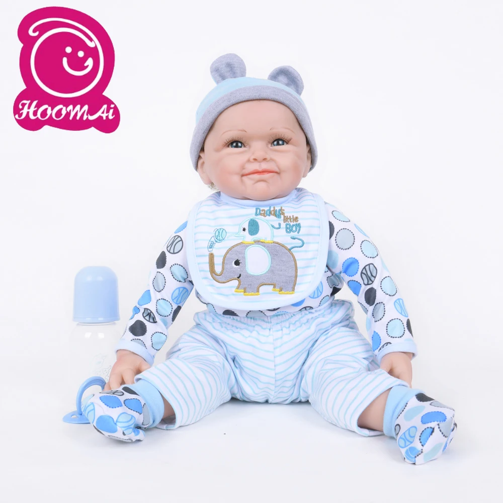 22 дюймов мягкая силиконовая Детская кукла жизнь Bebe Кукла реборн игрушка для