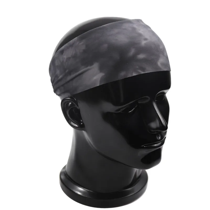 

Running Headbands Fitness Sweatband Tie-Dye Hairband Bicycle Jog Yoga Gym Sweat Bandage Cycling Sports Hair Head Bands Women Men