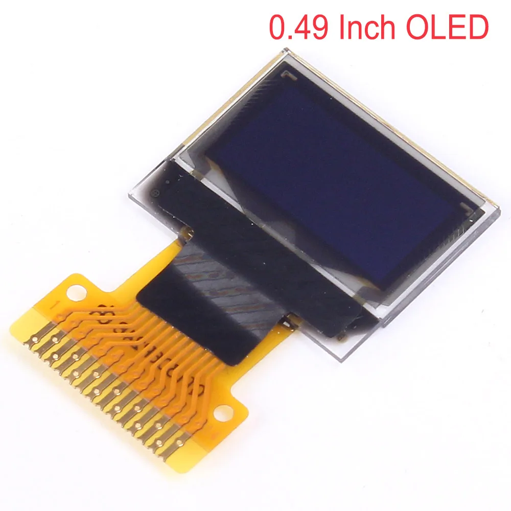 0.49 OLED OLED Дисплей модуль Экран I2C IIC Серийный модуль для Arduino 0,49/0,66/0,86/0,91 дюймов AVR STM32 - Цвет: 0.49 OLED