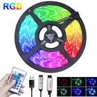 Светодиодная лента RGB с питанием от USB, осветительные приборы с дистанционным управлением, меняющие цвет RGB, подсветка для телевизора, для домашнего декора