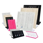 L-образный бархатныйльняной держатель для ожерелья, подвесной органайзер для ювелирных изделий