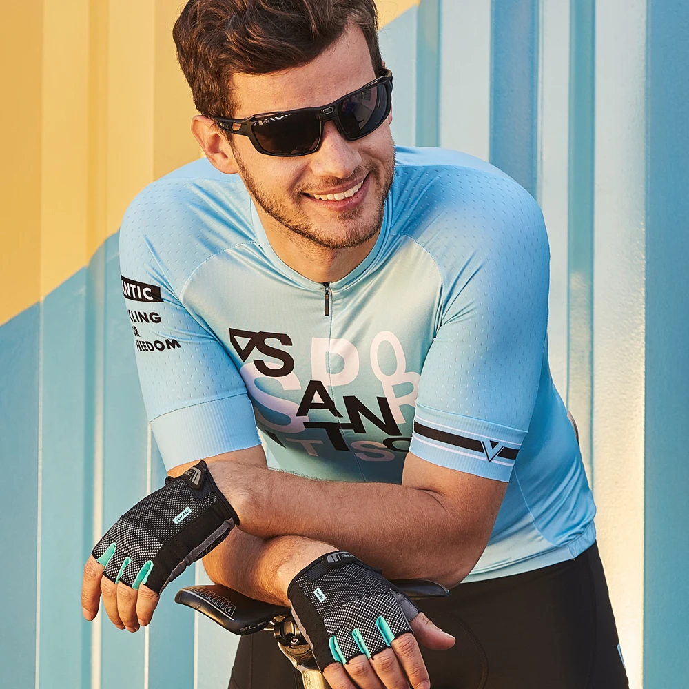 

Santic Cycling Clothes Spring and Summer New Short-sleeved Cycling Couple Models for Men and Women
