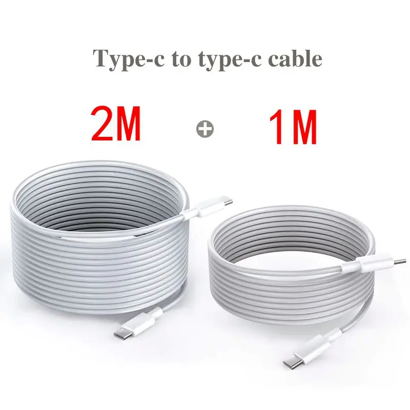 Кабель USB C-Type C для Samsung Huawei Xiaomi Кабель-адаптер быстрой зарядки PD 18 Вт 3 А 1 м 2 |