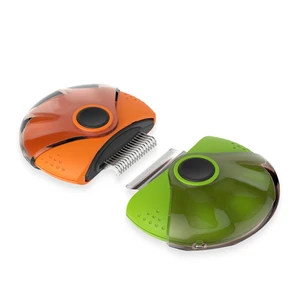 2021 New Pet Brush 3 in 1 Flea Comb Dematting Deshedding Portable Slicker Shedding Tools for Cat Dog Removes Hairs Grooming Care