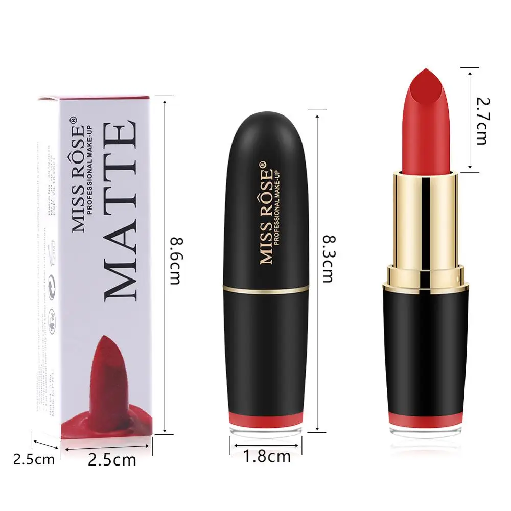 Макияж матовая Косметическая Помада стойкий водостойкий сексуальный красный