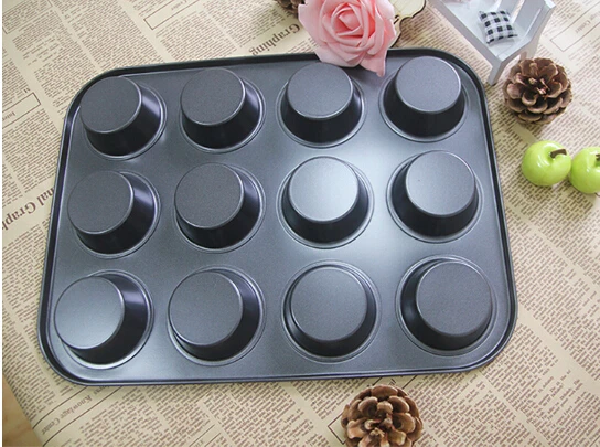 1 шт. формы для выпечки кексов форма с 6/12 отверстиями антипригарная посуда лотки