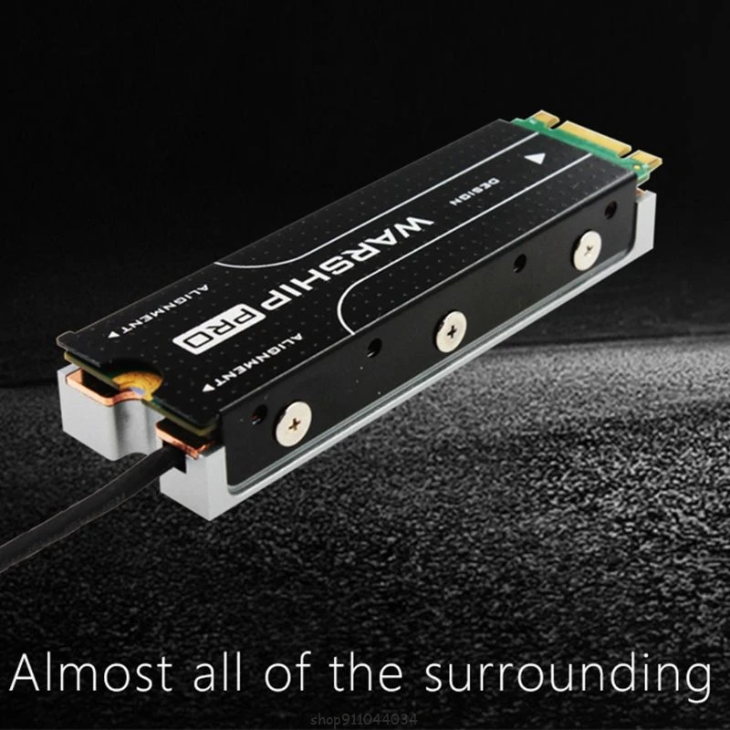 

NVME NGFF M.2 2280/22110 Heatsink SSD Aluminum Copper Sheet Radiator Thermal Silicone Pad with 4Pin 12V PWM Fan F04 21 Dropship
