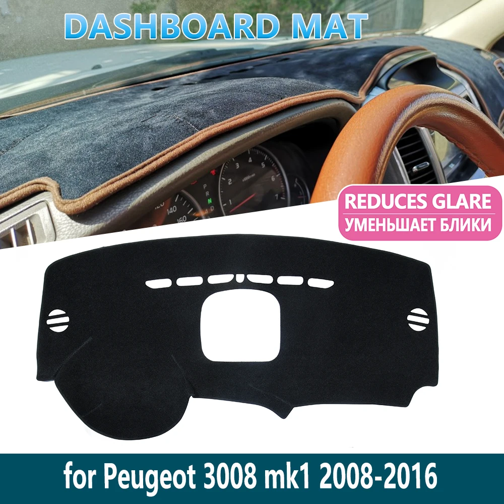 Противоскользящий коврик для Peugeot 3008 2008 ~ 2016 MK1 3008GT GT приборной панели накладка