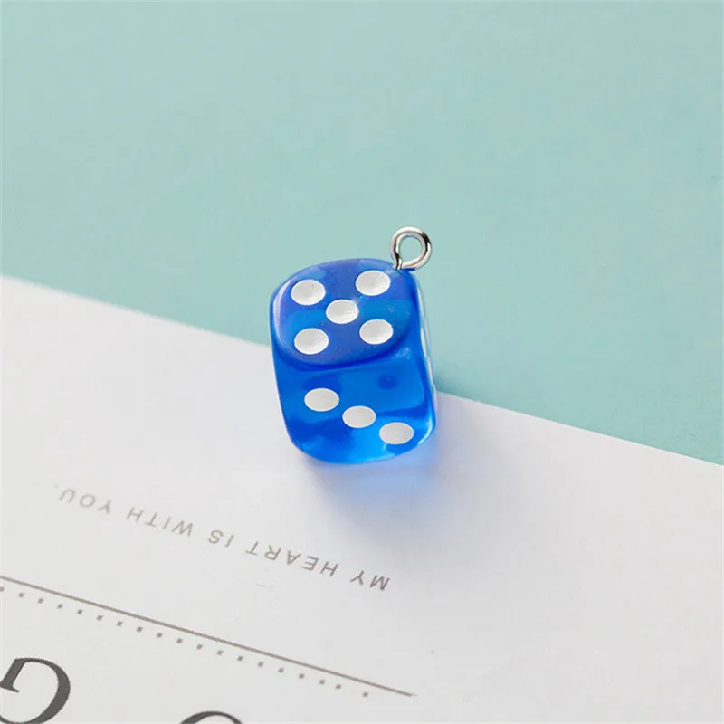 10 шт./лот Прозрачные Кубики подвески для сережек 14 мм|Шармы| |