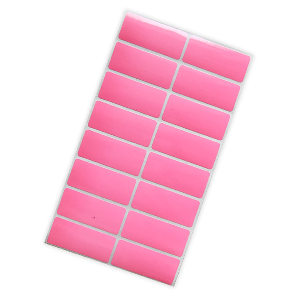 Multi Size Pink Waterproof Handwritten Blank Name Stickers Custom Personalised Label Student DIY Personal School Stationery Tags | Дом и сад
