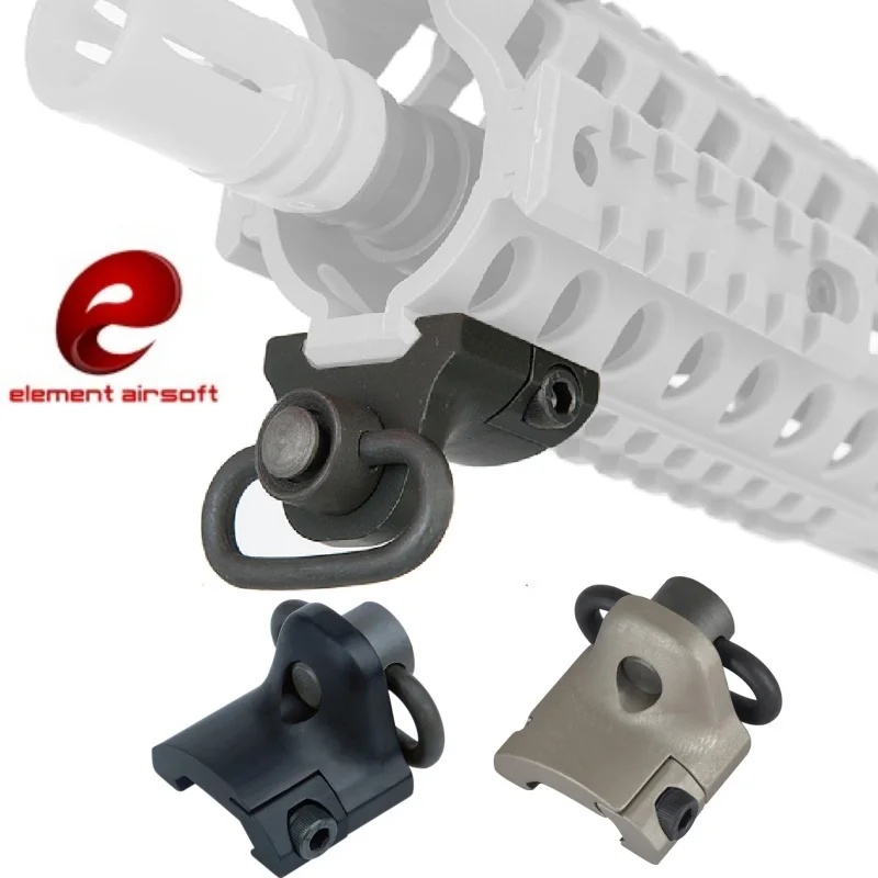 

Element Airsoft Gear Sector Picatinny Rail Mount Hand Stop QD Sling Swivel Hunting Softair Tactical Gun Accessories EX249