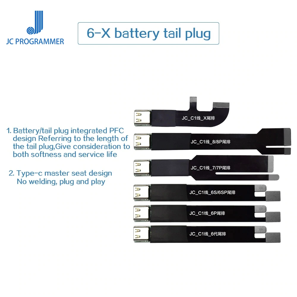 JC C1 кабель умный ремонтный ящик для телефона 6 6P 6S 6SP 7 7P 8 8P X XR XS MAXRepair|Аксессуары