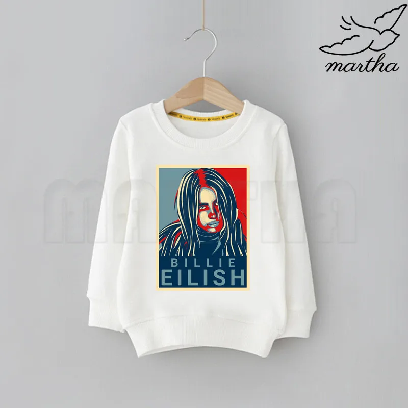 Детские толстовки с героями мультфильмов Billie Eilish детские капюшоном модные милым