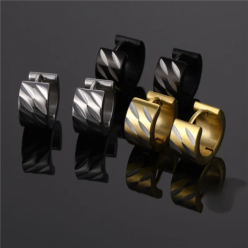 

New High Quality Ladies Earrings Flat Batch Flower Twill Earrings Stainless Steel Earrings Wholesale Jewelry Korean Fashion