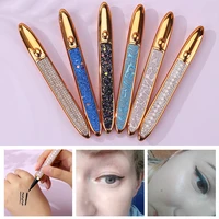 1pc magic self adhesive liquid eyeliner pencil glue free magnetic free for eyelashes waterproof eye liner pen makeup cosmetic