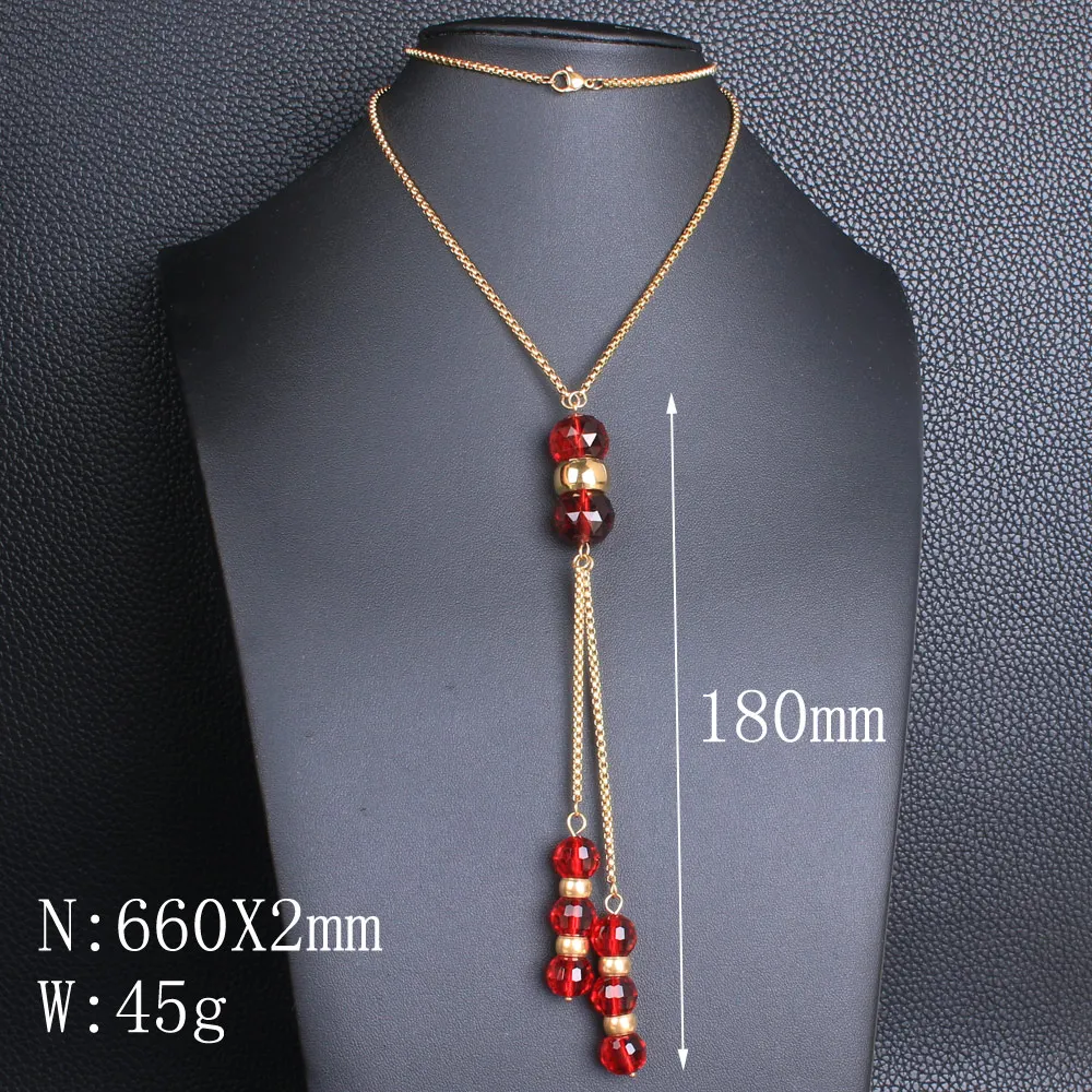 Новинка оптовая продажа длинные 650 мм Ювелирные изделия из нержавеющей стали