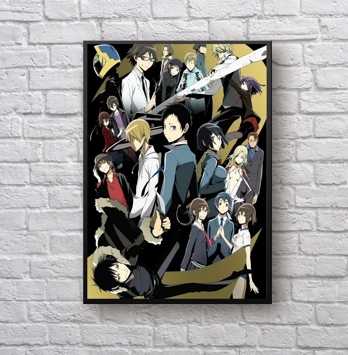 

Аниме плакат Durarara Home картины для украшения стен (без рамки)