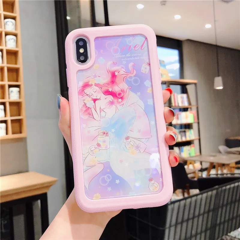 style 5 TPU+ PC двусторонний помощи чехол для iphone X XR XS MAX 7 8 плюс 6 6s милые даффи ShellieMay аниме Gelatoni StellaLou чехол - Цвет: style 5