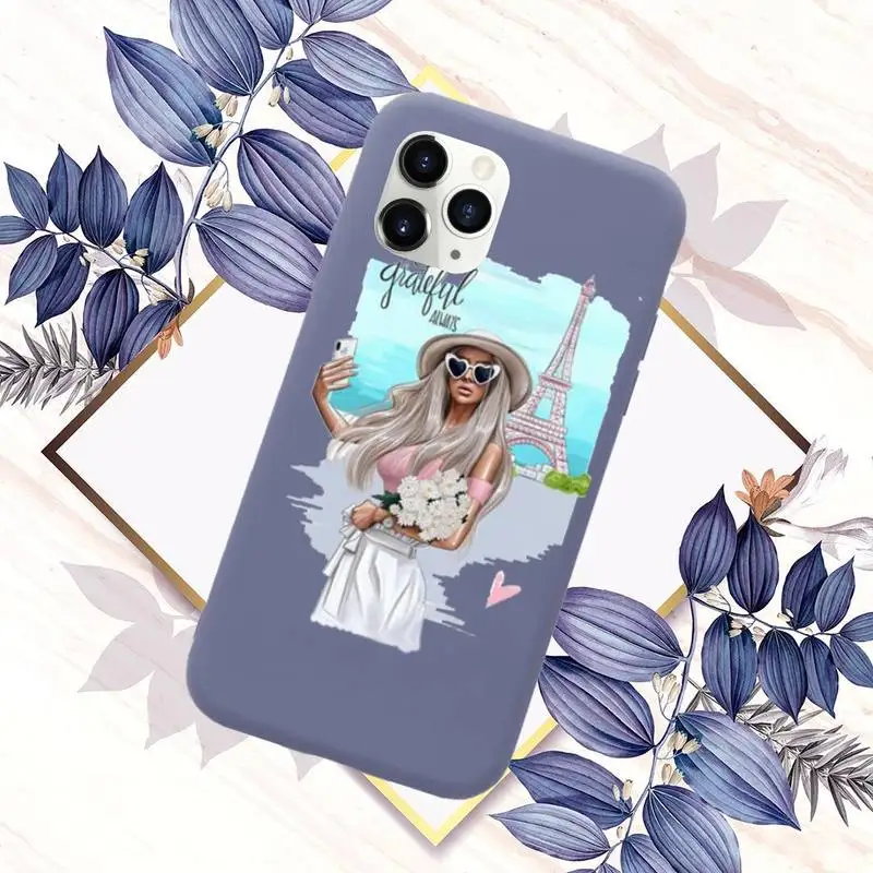 

Fashion Women Phone Cases Candy Color for iPhone 11 12 mini pro XS MAX 8 7 6 6S Plus X SE 2020 XR