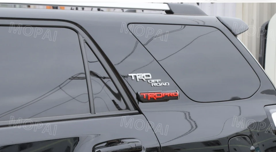 Автомобильные эмблемы MOPAI для Toyota ABS, эмблема TRD, наклейки на значок, Стайлинг для Toyota 4Runner для Toyota TUNDRA, автомобильные аксессуары