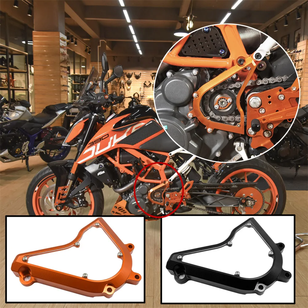Для KTM DUKE 250 390 CNC алюминиевая передняя Звездочка защитная крышка цепи 2017 2018 2019 Duke250
