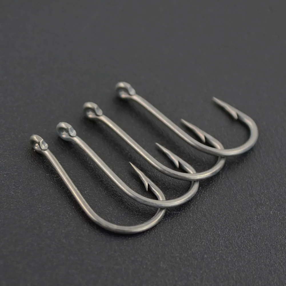 

50pcs Hooks/box Curve Shank Professional Series Carp Hooks For Hair Rigs Barbed Hook 2#, 4#, 6#, 8# Universal Size