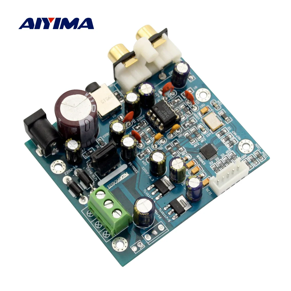 AIYIMA ES9018K2M ES9018 аудио декодер плата DAC ies вход декодирование Op Amp NE5532 DIY динамик