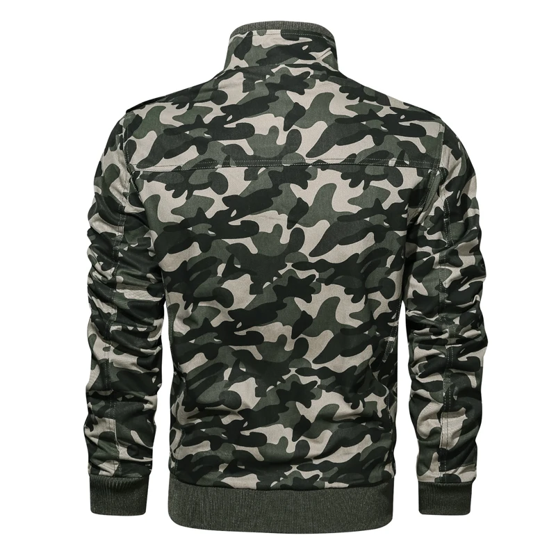 Куртка в стиле милитари для мужчин 2019 зимняя камуфляжная куртка мужская