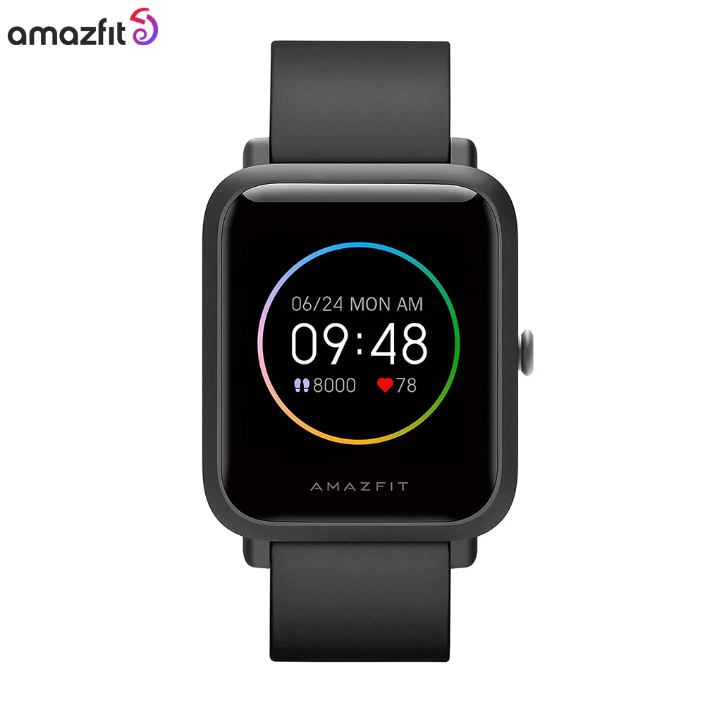 

Refurbished machine Amazfit Bip S Smartwatch 5ATM waterproof built in GPS GLONASS Bluetooth Smart Watch For Ios Android Phone