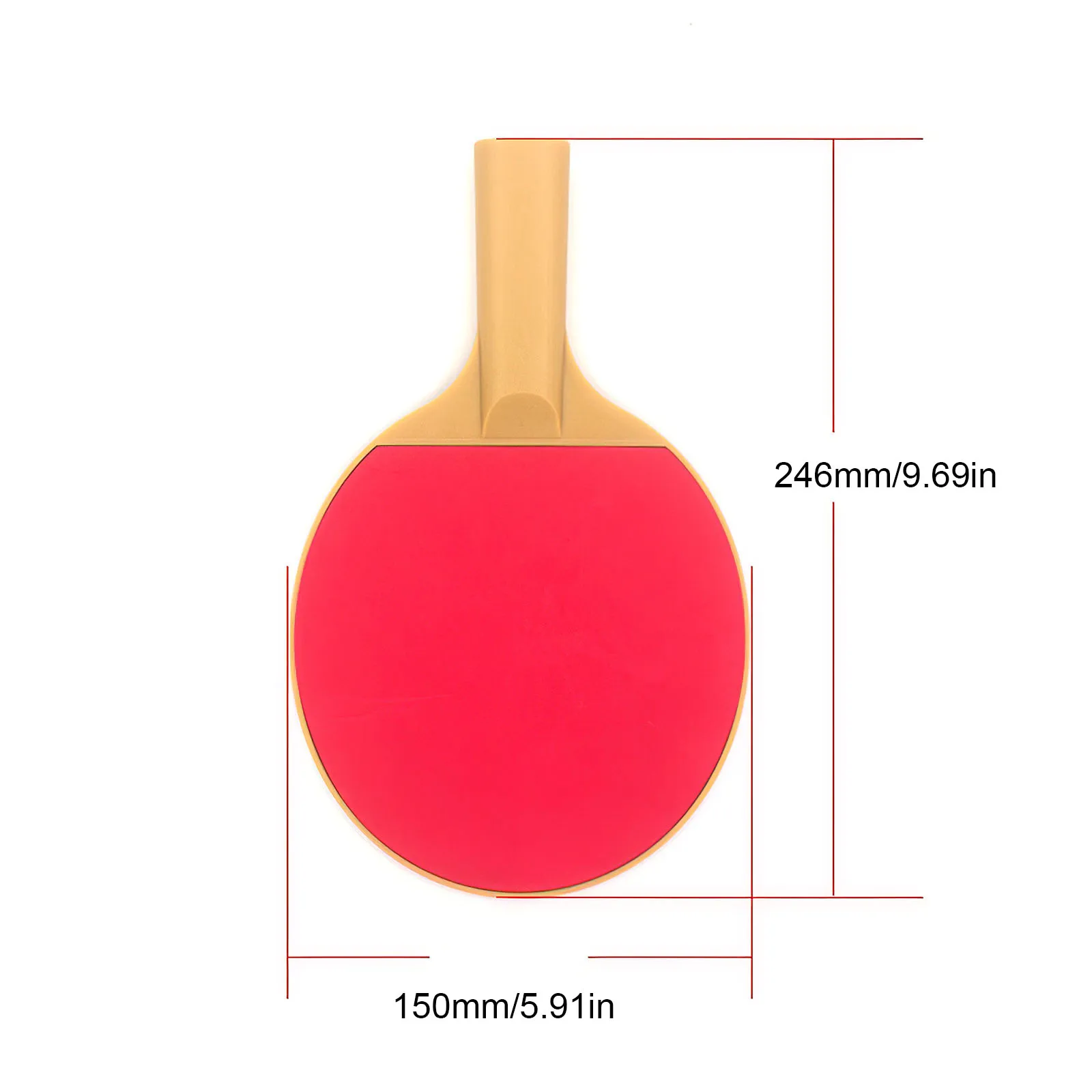 

Ping Pong Racket Set Portable Table Tennis Competition at Home Training Accessories witg 2 Balls for Kids Amateurs Beginners