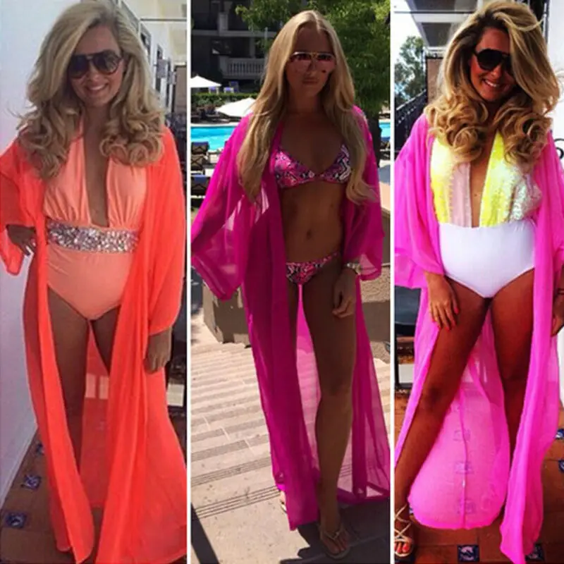 Женский купальник пляжная одежда бикини накидка кафтан саронг летнее платье в