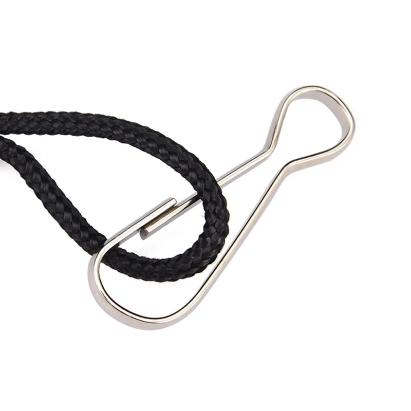 

Outdoor Camping Tactical Pistol Elastic Lanyard Spring Retention Rope Keychain Sling Travel Pistol Lanyard Tools