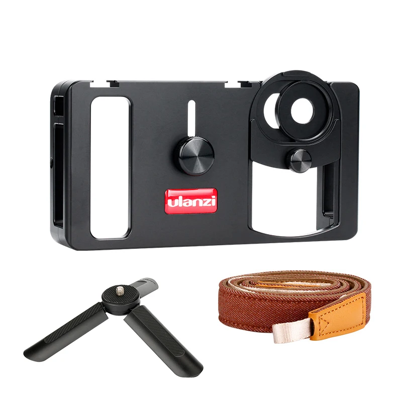 U-Rig Metal Ulanzi U-Rig металлический ручной смартфон видео Риг Vlog Настройка Ручка Стабилизатор w телефон объектив для iPhone huawei видеопроизводителей - Цвет: U-Rig Metal