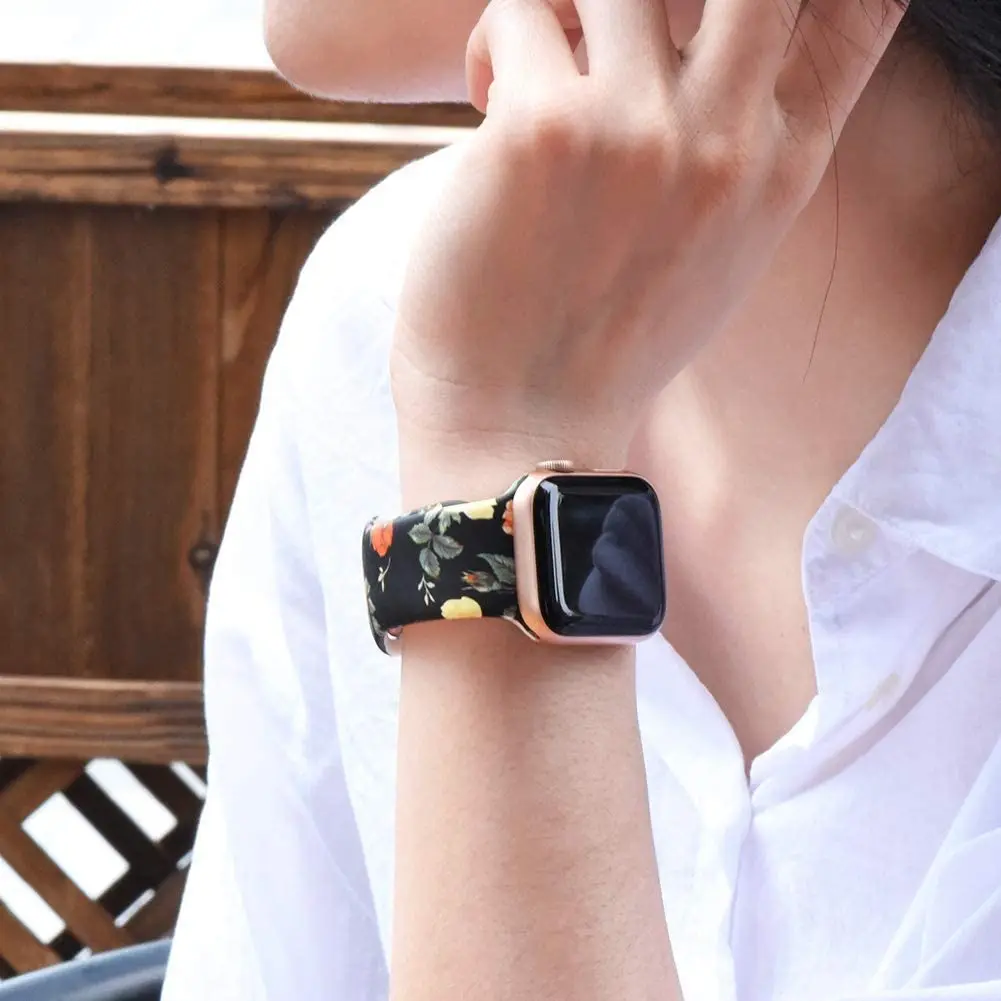 Ремешок для смарт-часов Apple Watch band 44 мм 40 42 38 | Наручные часы