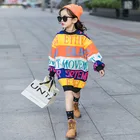 Детская одежда, бархатный свитер для девочек, новинка 2021, детская зимняя одежда с принтом букв, утепленная модная блузка