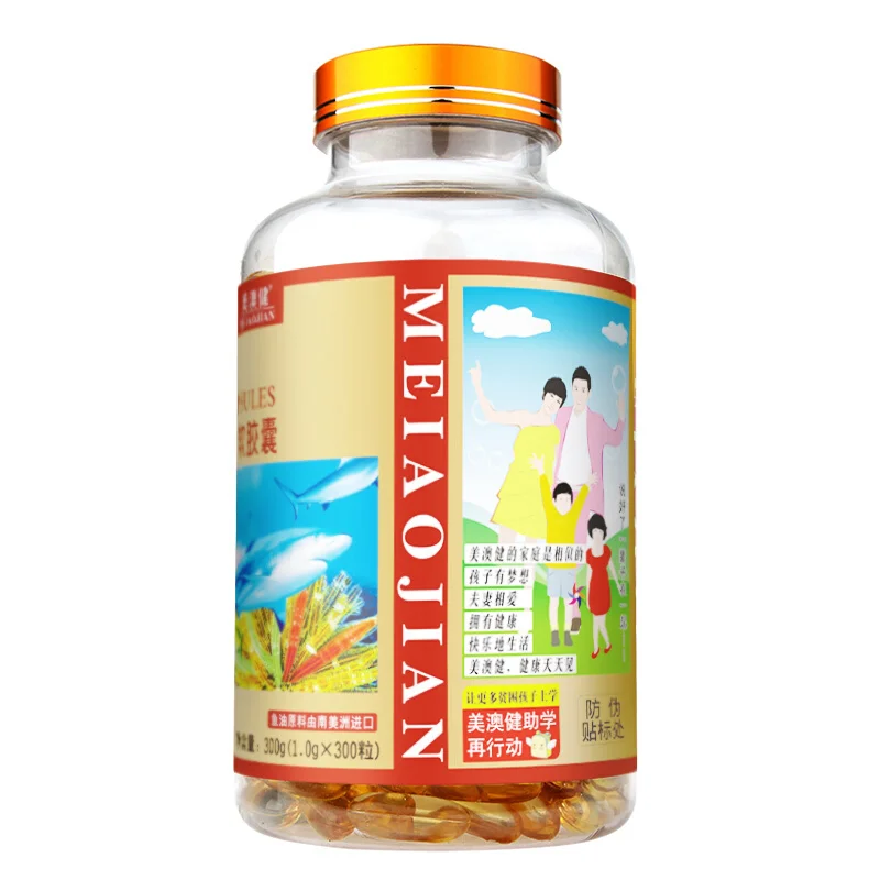 

Fish oil Meiaojian fish oil soft capsule 300 capsules /100 capsules for middle-aged and elderly people can be matched
